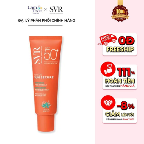  Kem Chống Nắng SVR Sun Secure Fluide SPF 50+ (Mẫu Mới) 