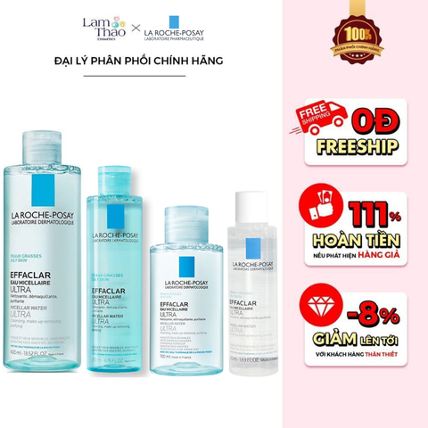  Nước Tẩy Trang Cho Da Dầu La Roche-Posay Oily Skin Micellar Water 