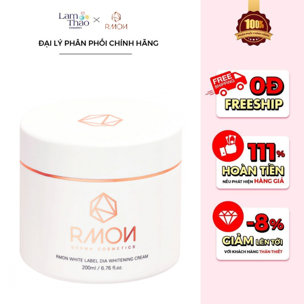 Kem Dưỡng Trắng Tế Bào Gốc Rmon White Label Dia Whitening Cream