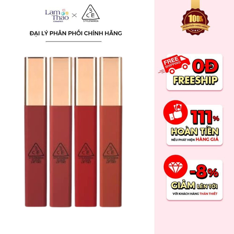  Son Kem 3CE Cloud Lip Tint 