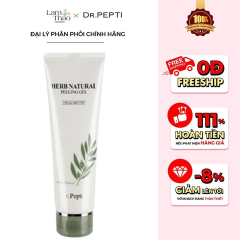  Gel Tẩy Da Chết Dr.Pepti Herb Natural Peeling Gel 