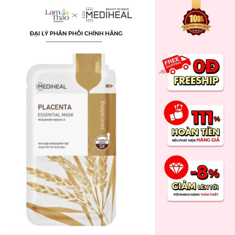  Mặt Nạ Dưỡng Ẩm Mediheal Placenta Essential Mask Nourishing 