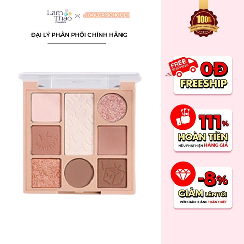  Bảng Phấn Mắt 8 Ô Color School Campus Life Eye Shadow Palette 