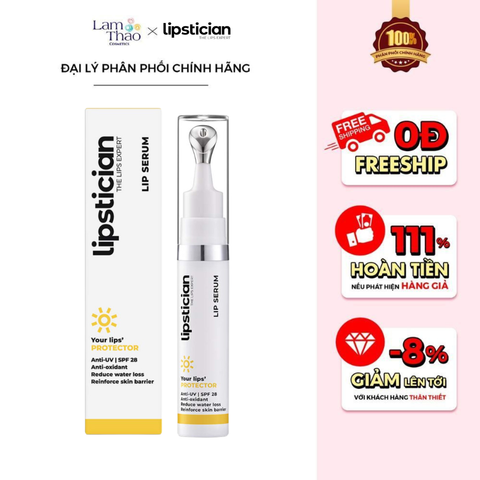  Tinh Chất Dưỡng Môi Chống Nắng, Bảo Vệ Toàn Diện Lipstician Lip Serum 