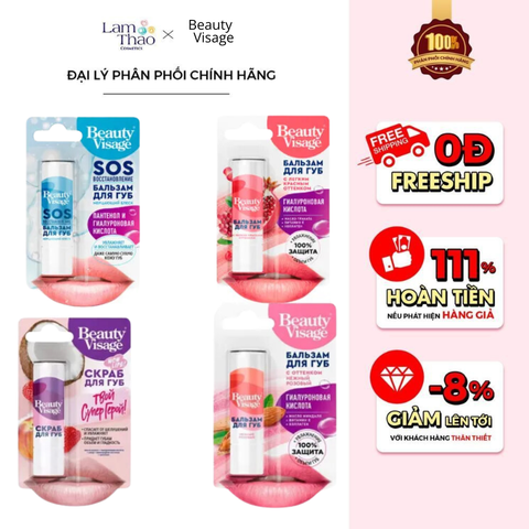  Son Dưỡng Môi Có Màu Beauty Visage 