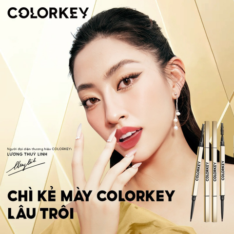  Chì Kẻ Mày Hai Đầu Lâu Trôi Colorkey Sketch Eyebrow Pencil 