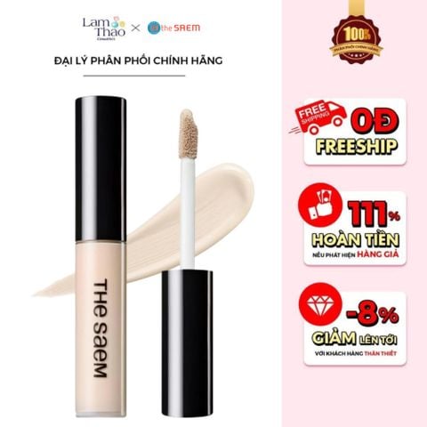  Che Khuyết Điểm The Saem Cover Perfection Tip Concealer 