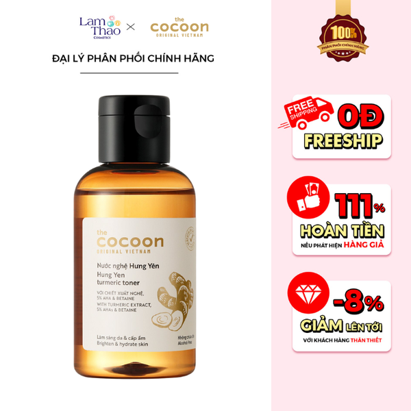Nước Cân Bằng Chiết Xuất Nghệ Hưng Yên Cocoon Hung Yen Turmeric Toner