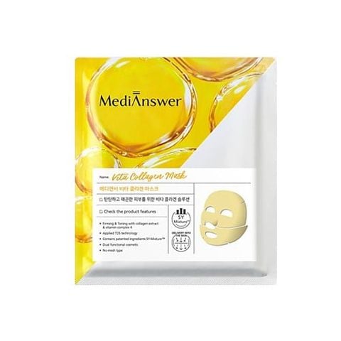  Mặt Nạ Thạch Vàng Chống Lão Hóa Chăm Sóc Toàn Diện Filler Collagen Medianswer Vita Collagen Mask 