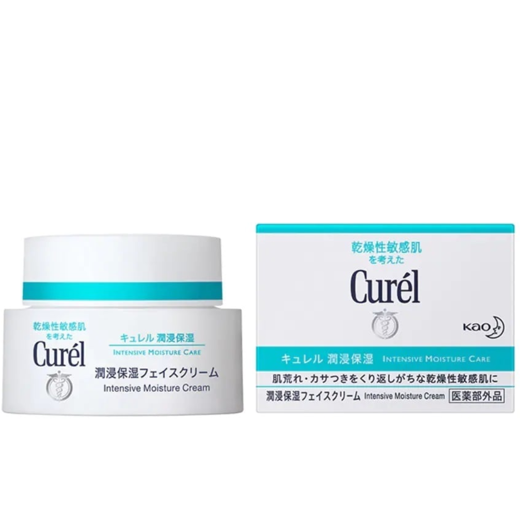 Kem Dưỡng Da Cấp Ẩm Chuyên Sâu Curél Intensive Moisture Care Intensive Moisture Cream 40g