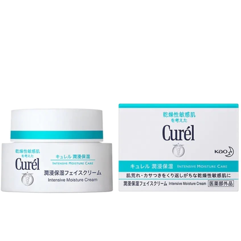  Kem Dưỡng Da Cấp Ẩm Chuyên Sâu Curél Intensive Moisture Care Intensive Moisture Cream 40g 
