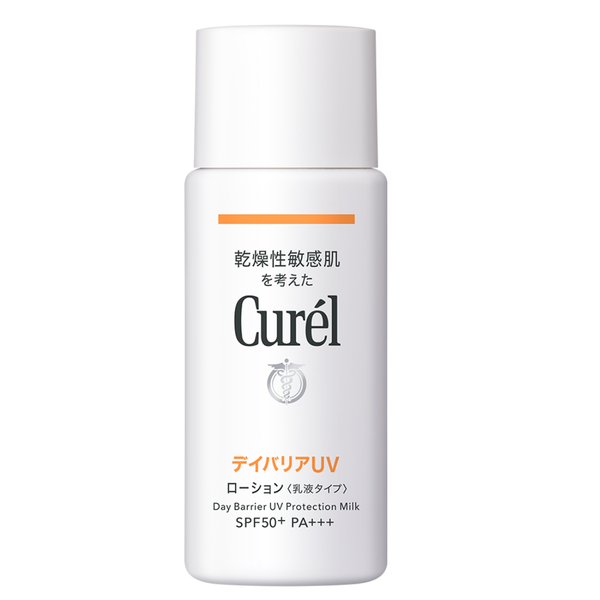 [ÁP DỤNG DUY NHẤT TẠI CỬA HÀNG - HĐ 399K CUREL TẶNG 1 SRM CUREL 90ML] Sữa Chống Nắng Curél Day Barrier UV Protection Milk SPF 50+ PA+++ 60ml