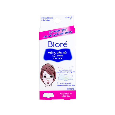  Miếng Dán Mũi Lột Mụn Không Hương Bioré Pore Pack 