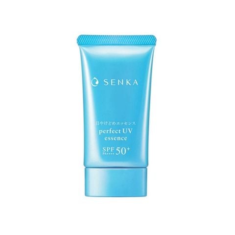  Tinh Chất Chống Nắng Nâng Tone Sáng Mượt Cho Da Dầu Senka Perfect UV Essence SPF50+ PA++++ 