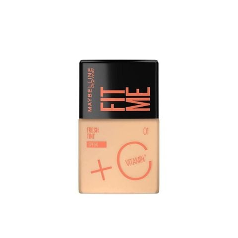  Kem Nền Tươi Mướt, Chống Nắng Bảo Vệ Da Maybelline New York Fit Me Fresh Tint SPF50 PA+++ 