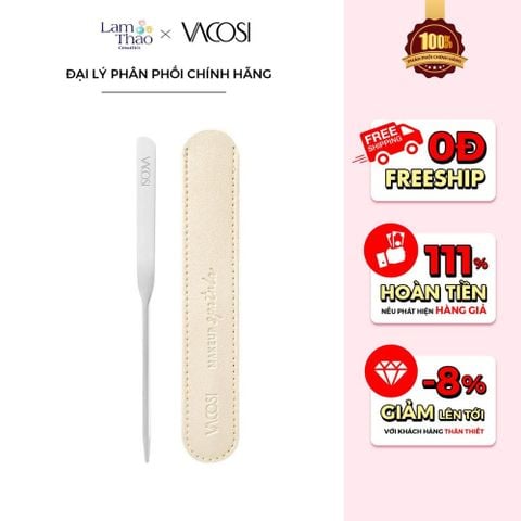  Cây Tán Kem Nền Và Bao Da Vacosi Makeup Spatula 