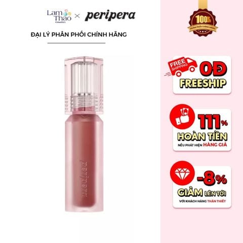  Son Tint Bóng Peripera Water Bare Tint 