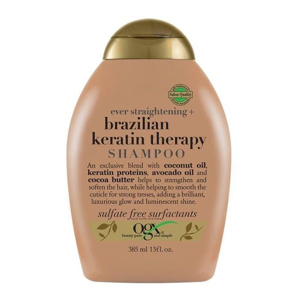 Dầu Gội Vào Nếp Suôn Mượt OGX Keratin Ever Straightening + Brazilian Keratin Therapy Shampoo