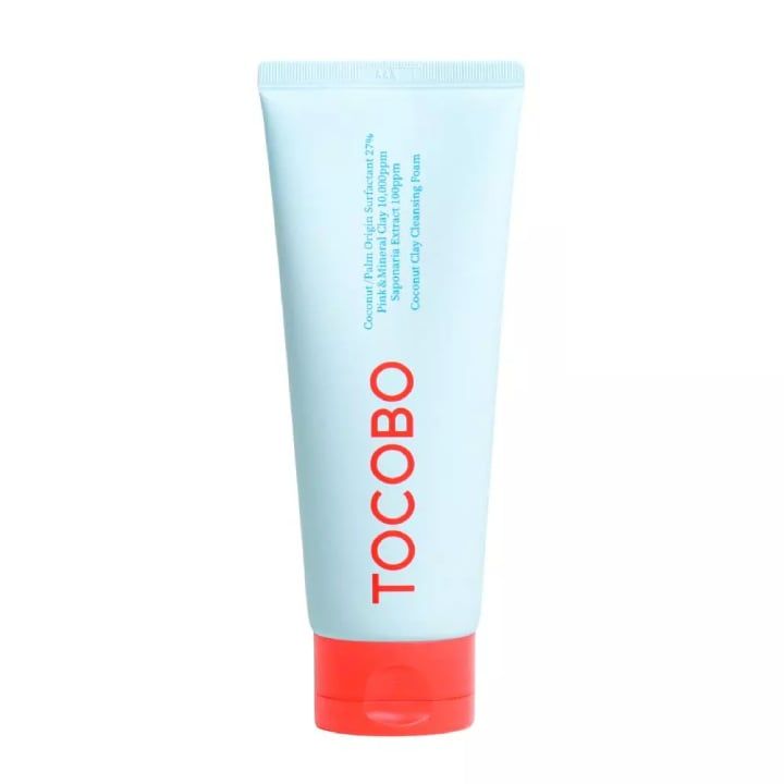 Sữa Rửa Mặt Thuần Chay Từ Đất Sét Và Dừa Tocobo Coconut Clay Cleansing Foam