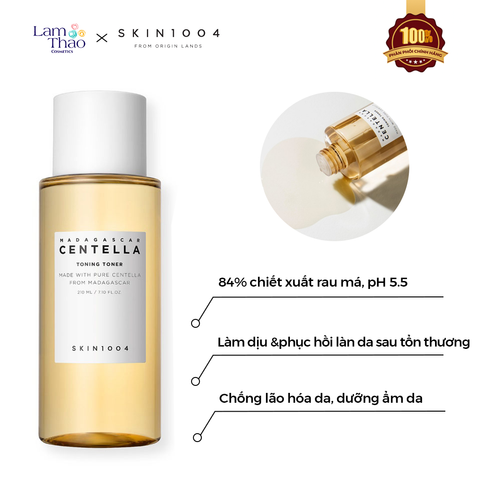 Nước Hoa Hồng Chiết Xuất Rau Má Skin1004 Madagascar Centella Asiatica Toning Toner 