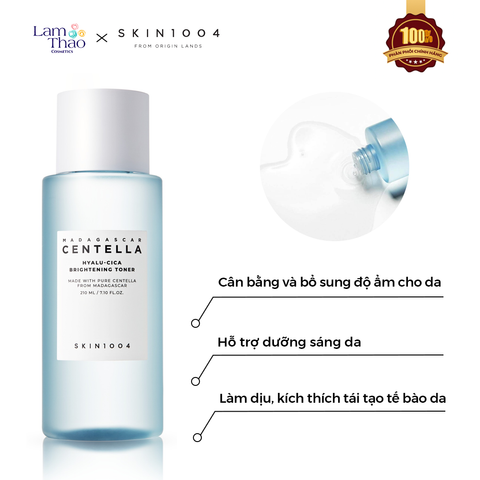  Nước Hoa Hồng Làm Dịu, Sáng Da Skin1004 Madagascar Centella Hyalu-Cica Brightening Toner 