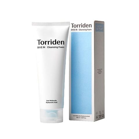  Sữa Rửa Mặt Làm Dịu Cấp Ẩm Torriden Dive In Low Molecular Hyaluronic Acid Cleansing Foam 