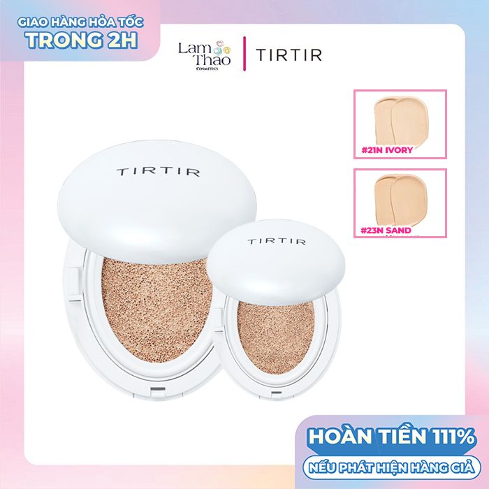 Phấn Nước Dưỡng Ẩm Căng Bóng Cao Cấp TirTir My Glow Cream Cushion SPF30 PA++