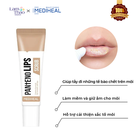  Tẩy Da Chết Môi Mediheal Pantenolips Scrub 