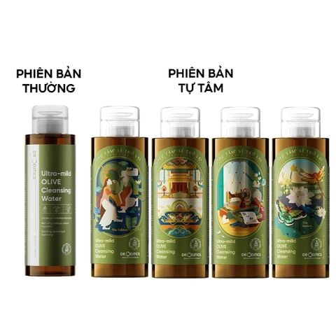  Nước Tẩy Trang Làm Sạch Sâu Và Dưỡng Ẩm Cho Mọi Loại Da, Da Nhạy Cảm DrCeutics Ultra Mild Olive Cleansing Water 