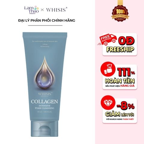  Sữa Rửa Mặt Collagen Chống Lão Hoá Whisis Collagen Intensive Foam Cleansing 