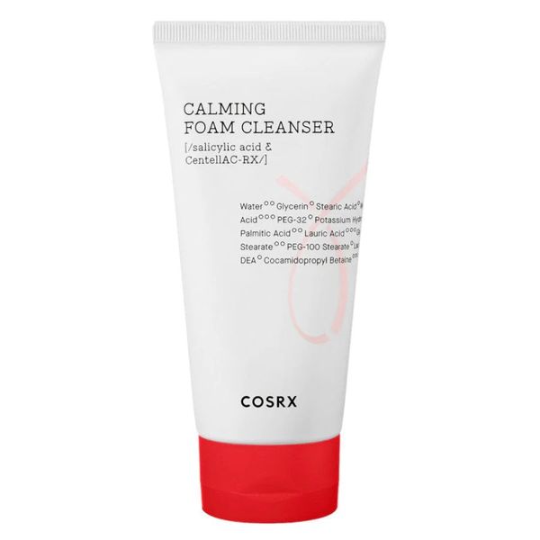 Sữa Rửa Mặt Tạo Bọt Cho Da Mụn Chiết Xuất Rau Má và 0.5% BHA Cosrx AC Collection Calming Foam Cleanser