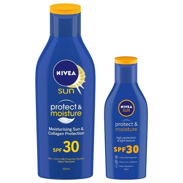 Sữa Chống Nắng Toàn Thân Dưỡng Ẩm Thoáng Mượt Nivea Sun Protect & Moisture SPF30 Pa+++