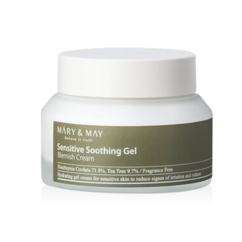  Kem Dưỡng Dịu Da, Cải Thiện Dầu Thừa Mary & May Sensitive Soothing Gel Blemish Cream 