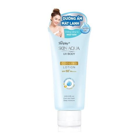  Sữa Dưỡng Thể Chống Nắng Mát Lạnh Sunplay Skin Aqua UV Body Cooling Lotion SPF 50+ PA++++ 