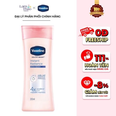  Dưỡng Thể Sáng Da Tức Thì Vaseline Healthy Bright Instant Radiance UV Tone-Up Lotion 