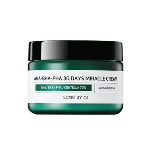 [HÓA ĐƠN SOME BY MI TỪ 199K TẶNG 1 TONER SBM 30ML] Kem Dưỡng Hỗ Trợ Giảm Mụn Some By Mi AHA-BHA-PHA 30 Days Miracle Cream