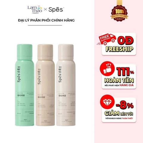  Xịt Gội Đầu Khô SPES Washing-Free Hairspray 