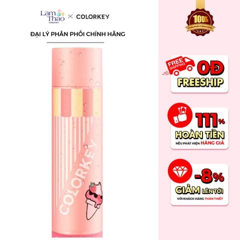  [DEAL 07/8 - 10/8 TẶNG 1 BÔNG MÚT COLORKEY] Xịt Khóa Trang Điểm Colorkey Airy Soft Matte Makeup Setting Spray Ice Cream 