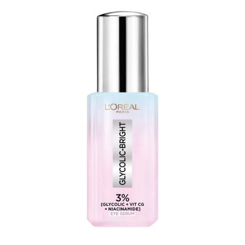  Tinh Chất Dưỡng Sáng Giảm Quầng Thâm Vùng Mắt Loreal Paris Glycolic Bright Dark Circle Eye Serum 