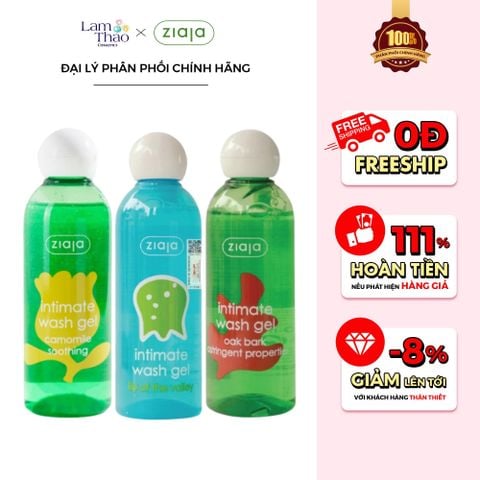  Dung Dịch Vệ Sinh Phụ Nữ Dạng Gel Ziaja Intimate Wash Gel 