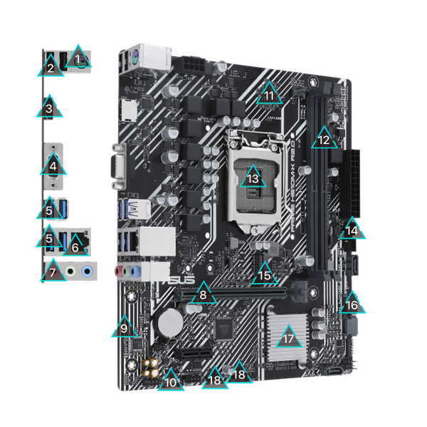  Mainboard ASUS PRIME H510M-K R2.0 