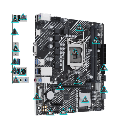  Mainboard ASUS PRIME H510M-K R2.0 