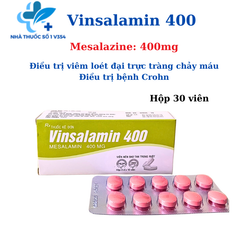 Vinsalamin 400 - Mesalazine Thuốc điều trị viêm loét đại trực tràng