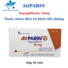 Ati PARIN - Dapagliflozin 10mg - Thuốc điều trị bệnh tiểu đường
