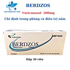 Berdos - Voriconazol 200mg - Thuốc phòng và điều trị nấm
