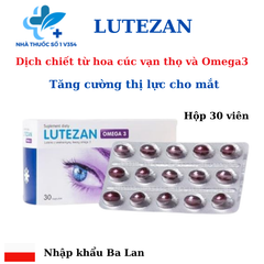 Viên uống bổ mắt Lutezan Omega-3 - Chiết xuất từ hoa cúc vạn thọ