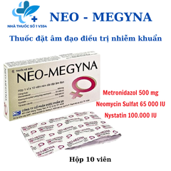 Neo- Megyna - Metronidazol 500 mg Thuốc điều trị nhiễm khuẩn âm đạo