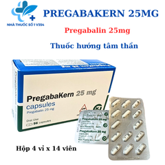 Pregabakern 25mg - Thuốc hướng điều trị các bệnh thần kinh hiệu quả