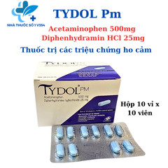 Thuốc giảm đau hạ sốt Tydol PM  (10 vỉ x 10 viên)