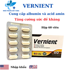 Vernient - Viên uống cung cấp Albumin tăng sức đề kháng